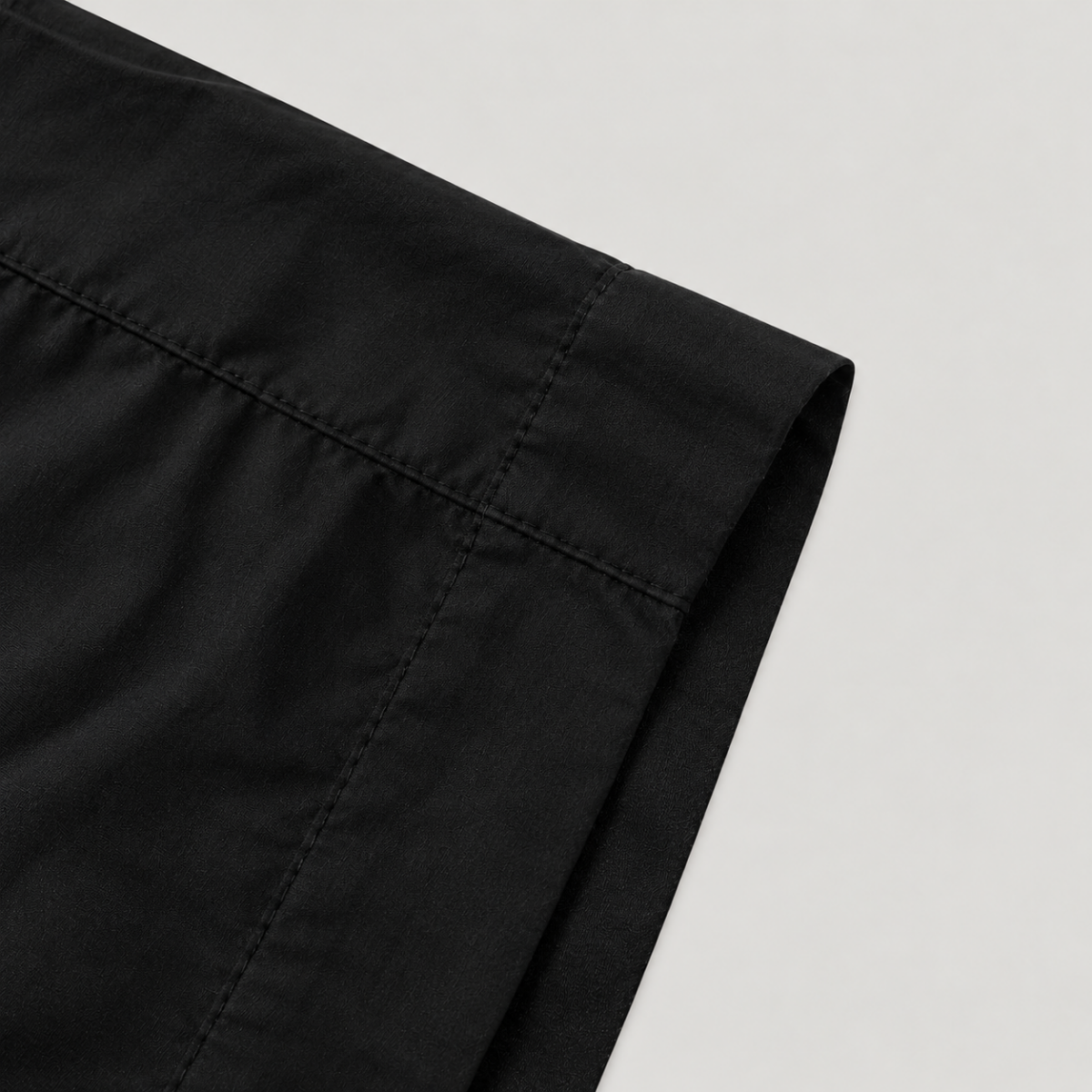 Yves Cotton Trousers – True Black