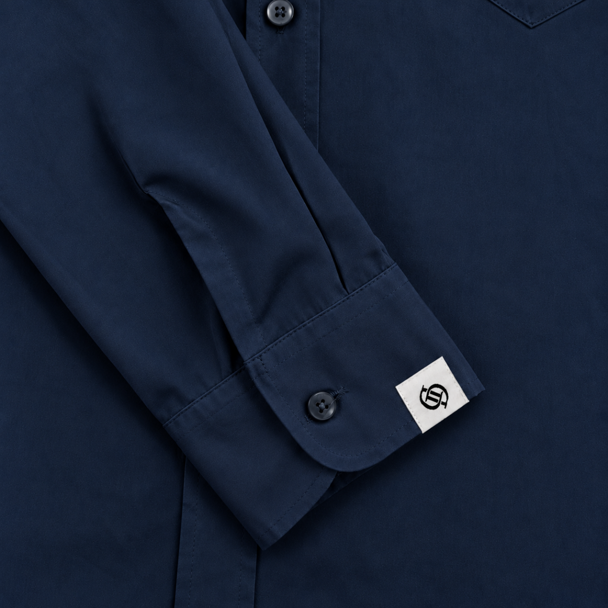 Yves Cotton Shirt – Midnight Blue