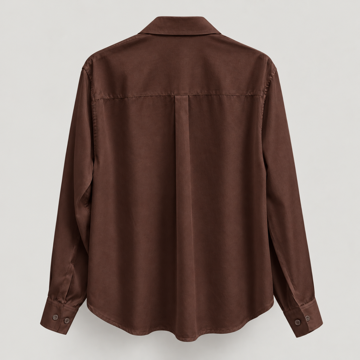 Yves Cotton Shirt – Cocoa Brown