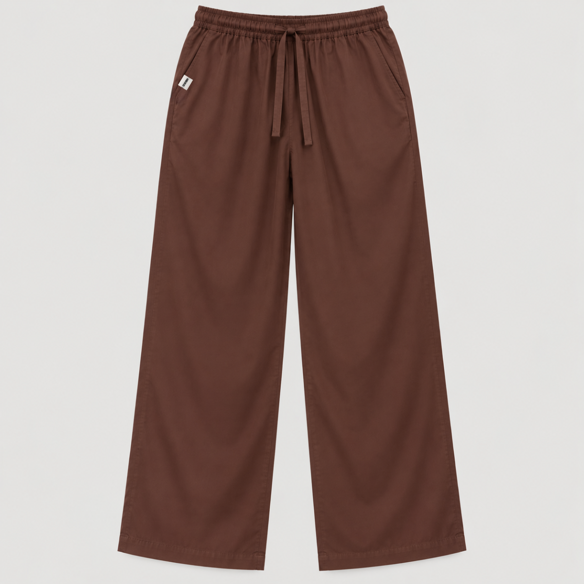 Yves Cotton Trousers – Cocoa Brown