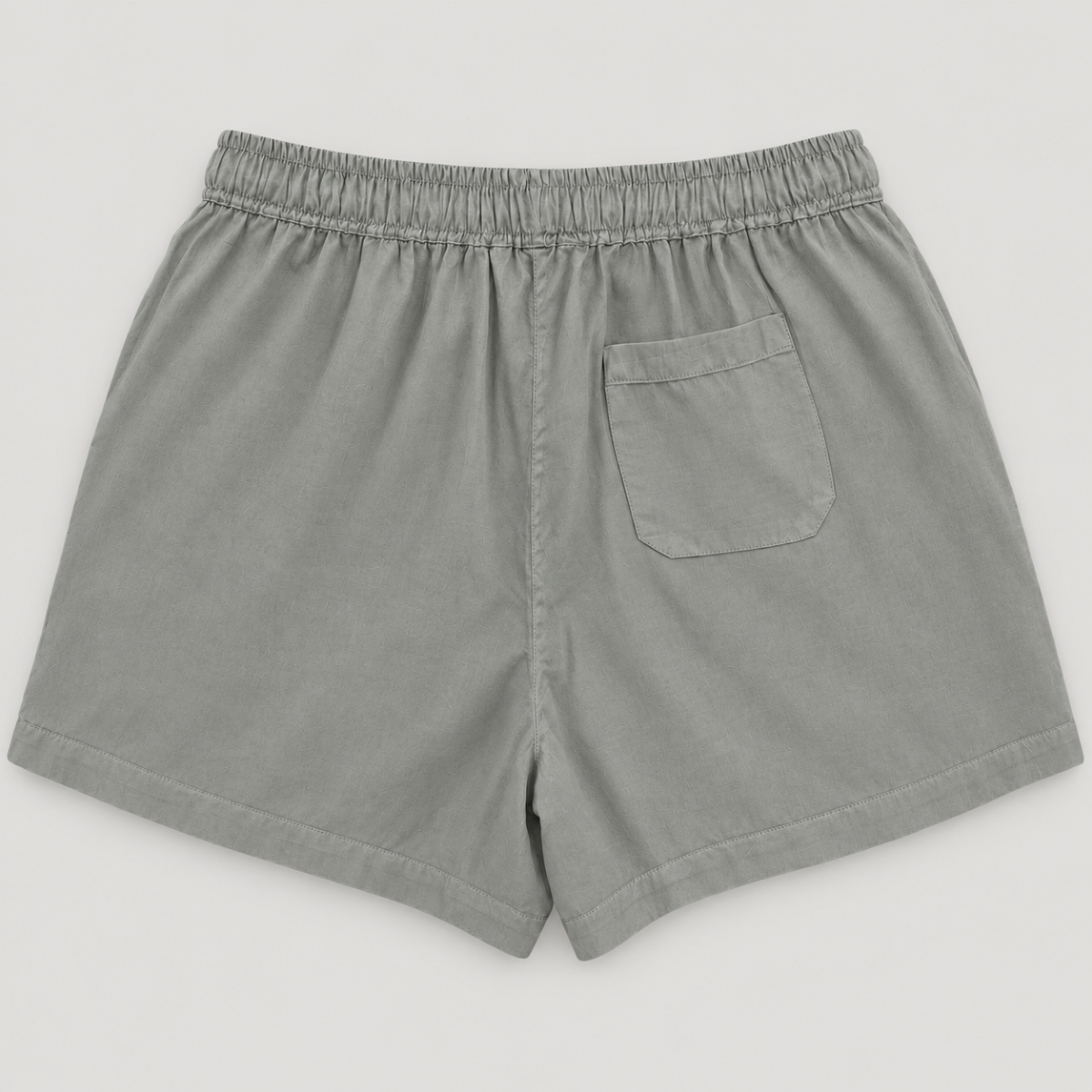 Yves Cotton Shorts – Stone Grey