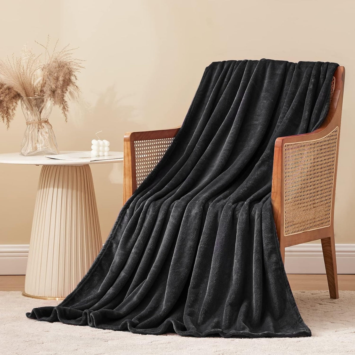 Plush blanket Vømre - Dark Night