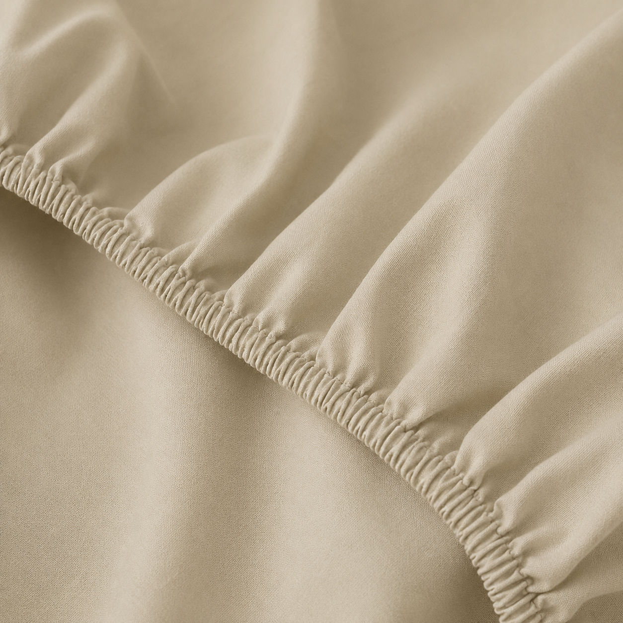 BømLen Fitted Sheet – Calm Dune