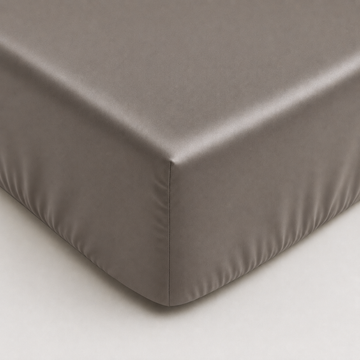 Silkys Fitted Sheet - Deep Fog
