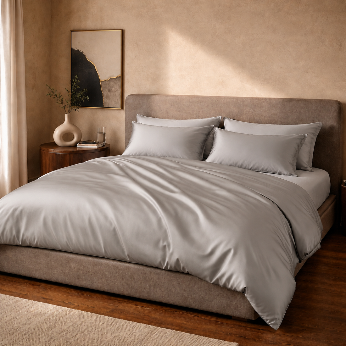 Silkys Duvet Cover – Grey Whisper