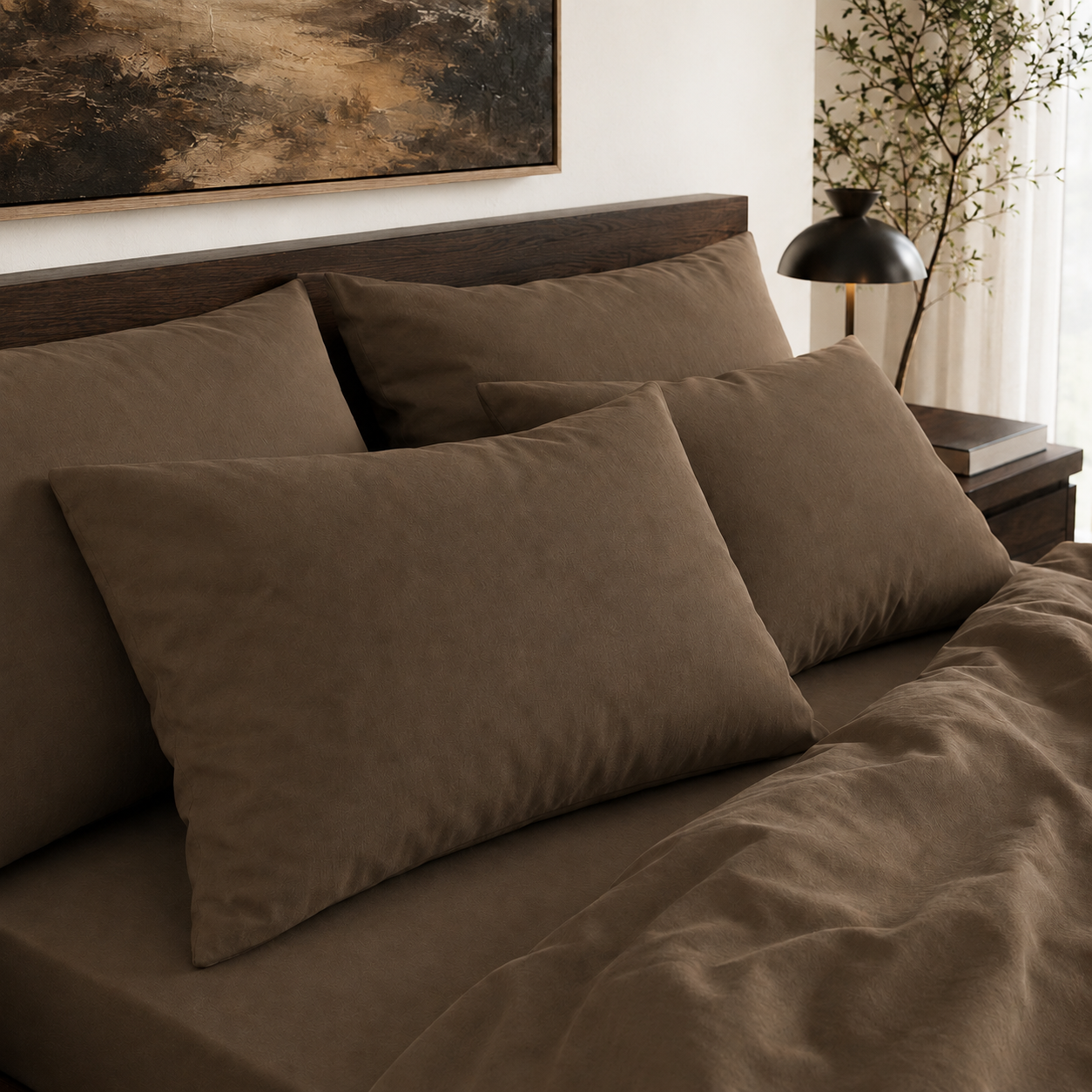 BømLen cushion cover – Warm Wood