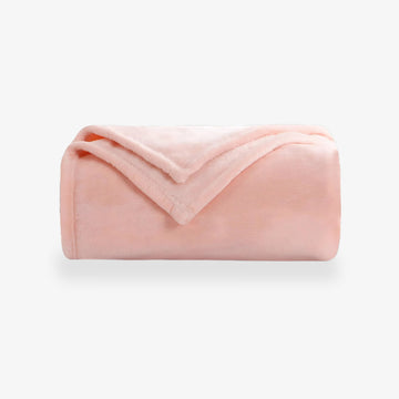 Plush blanket Vømre - Pink Rose