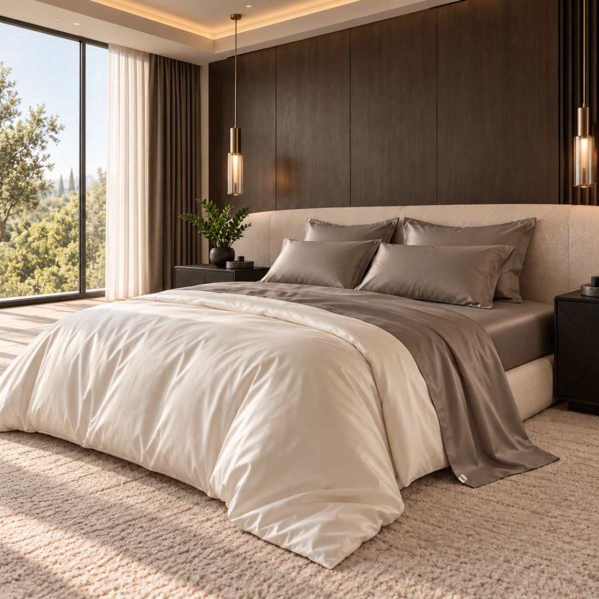 Silkys Sheet Set - Deep Fog