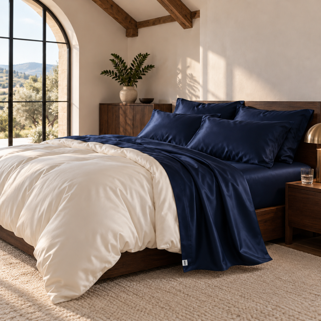 Silkys Sheet Set - Midnight Shore