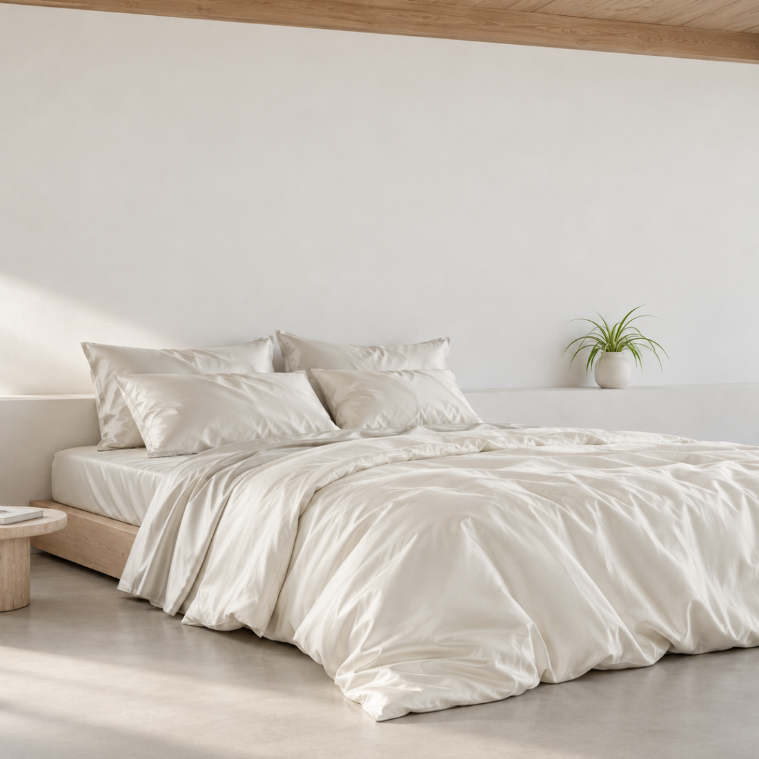 Silkys Sheet Set - Pure Ivory