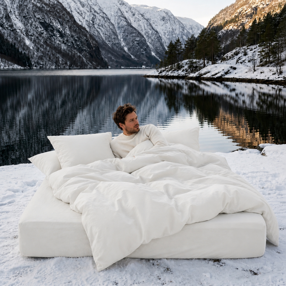 BømLen bedding – Soft Cloud