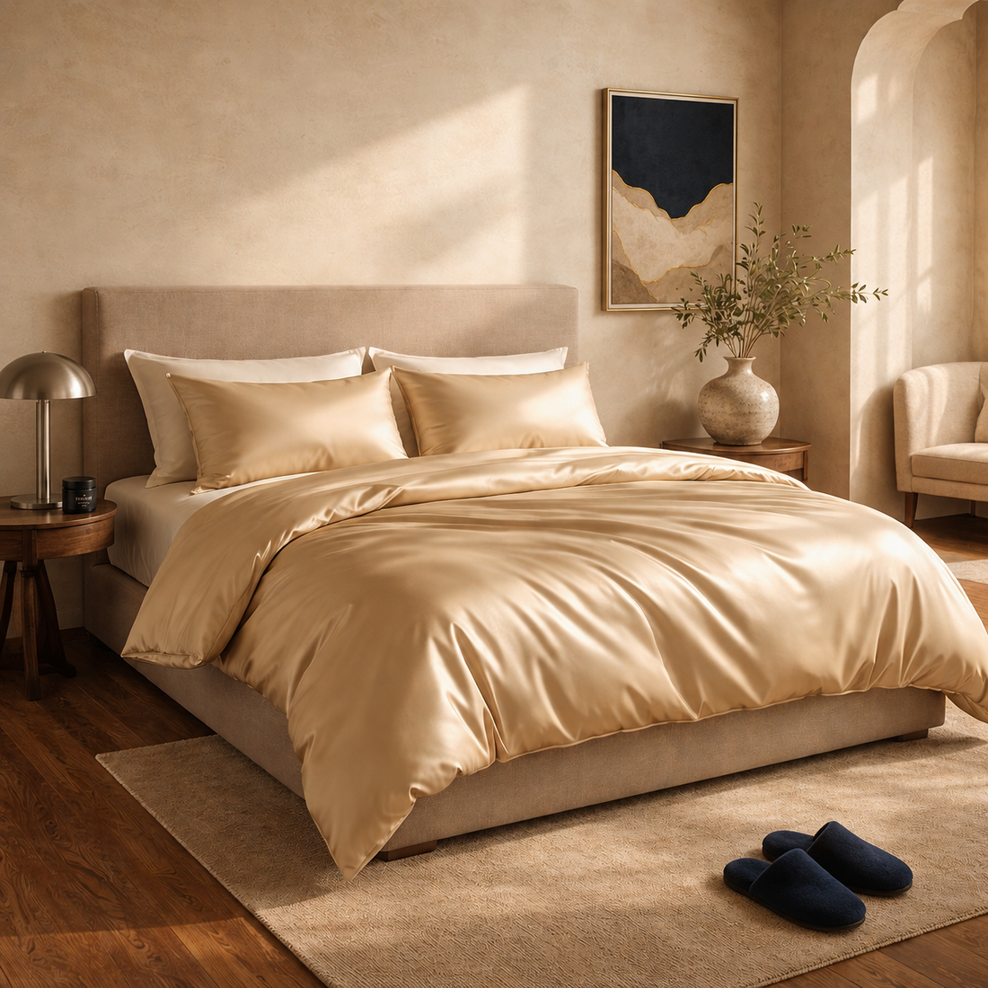 Silkys Duvet Cover – Warm Sand