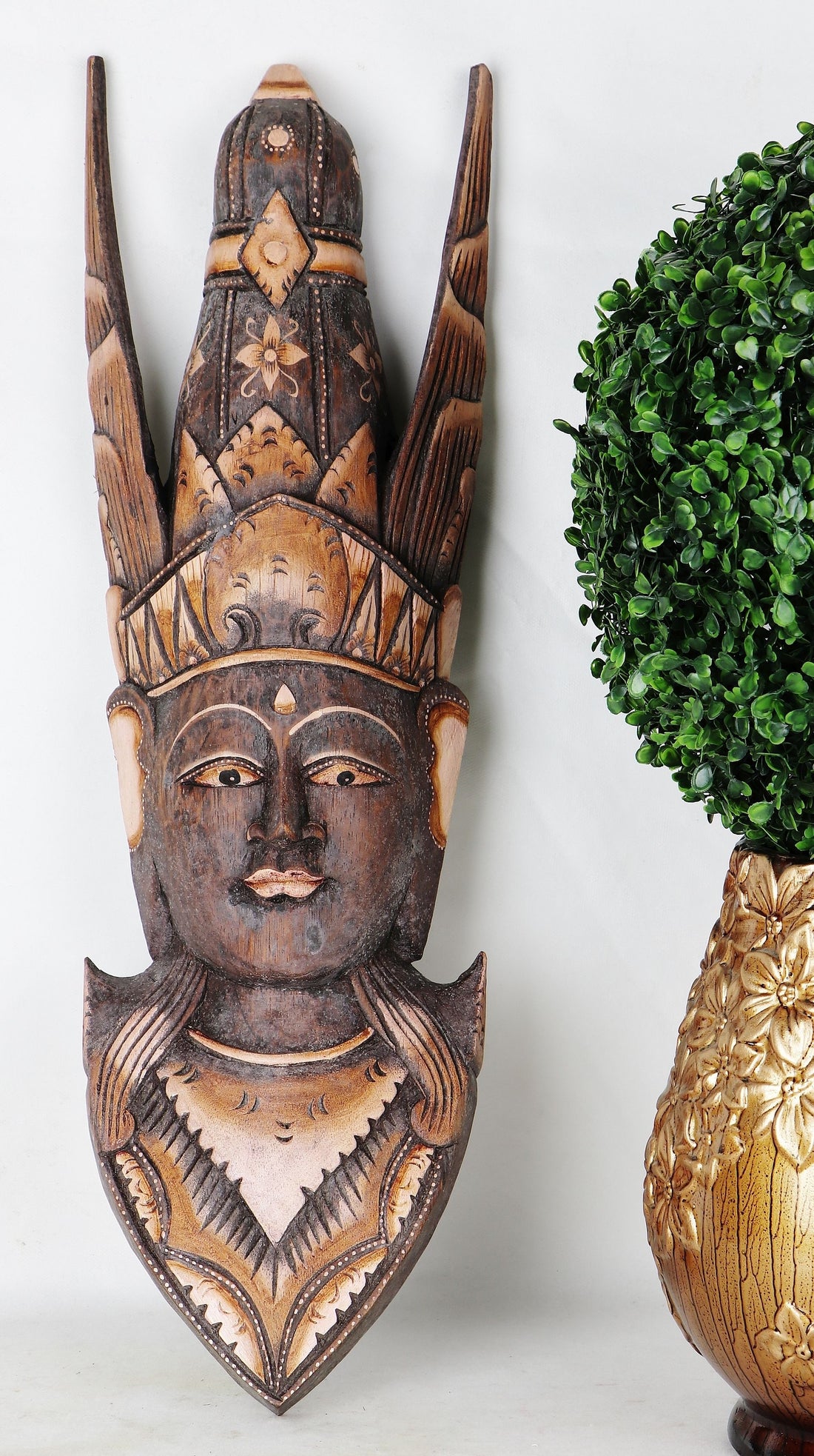 Wooden decoration African shaman - Hugo